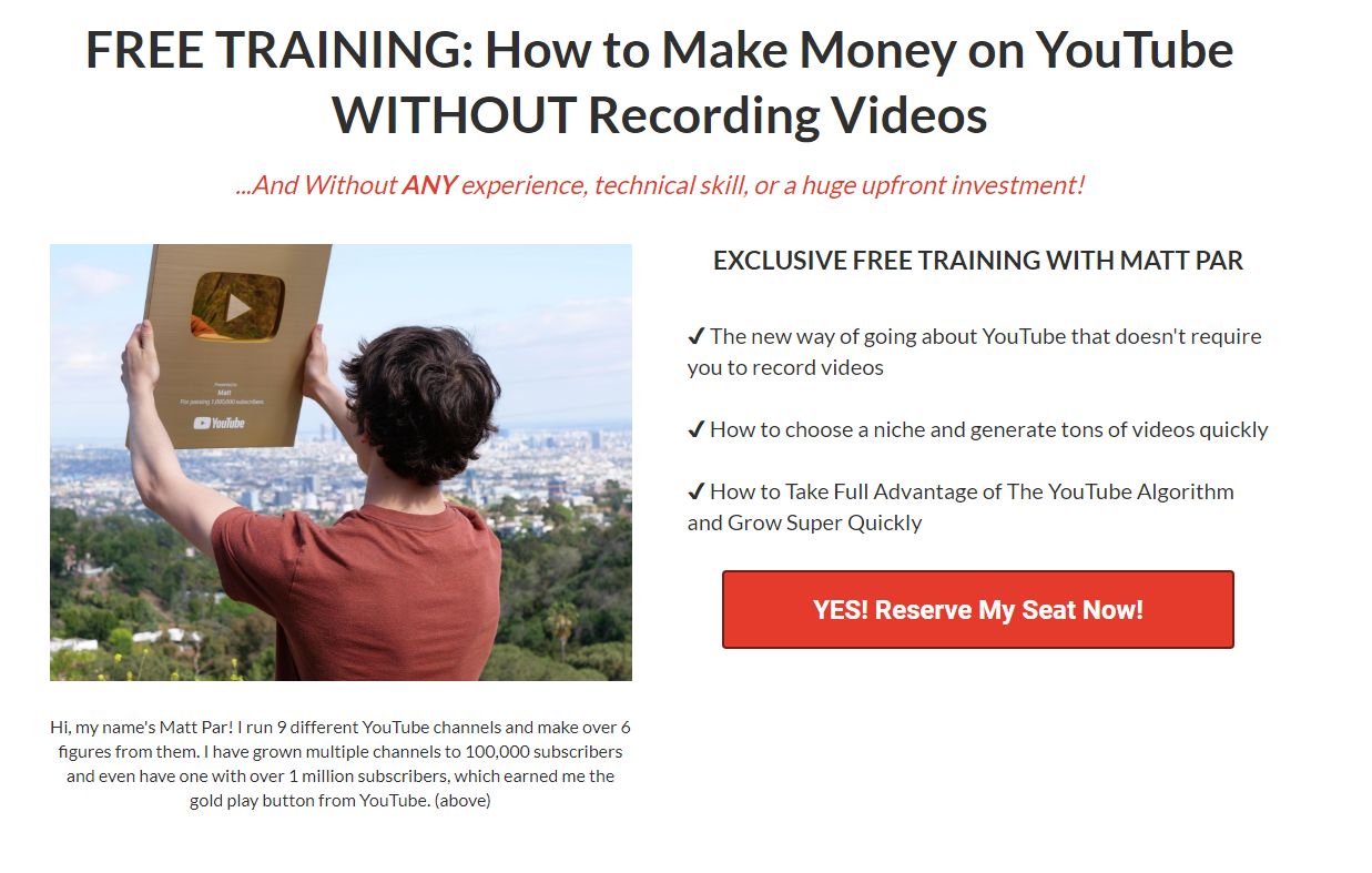 YouTube Mastery Training